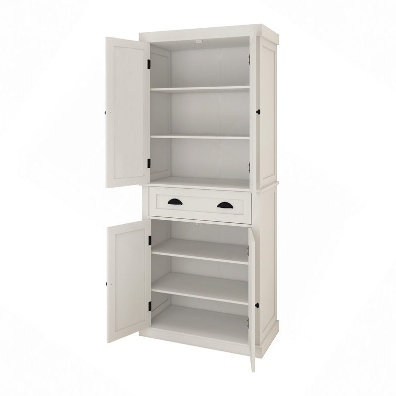 Garde-manger de 72 po Heliane, Blanc antique 5