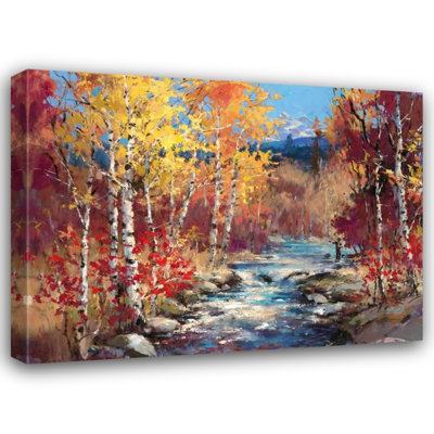  Heighton, Brent Gallery Wrapped Canvas Art Titled: Lodge Creek