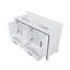 Meuble-lavabo double avec comptoir en quartz blanc-1532270214