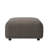 Udoh Japandi Minimalist Fabric Upholstered Ottoman with Low-Profile Design-129859519