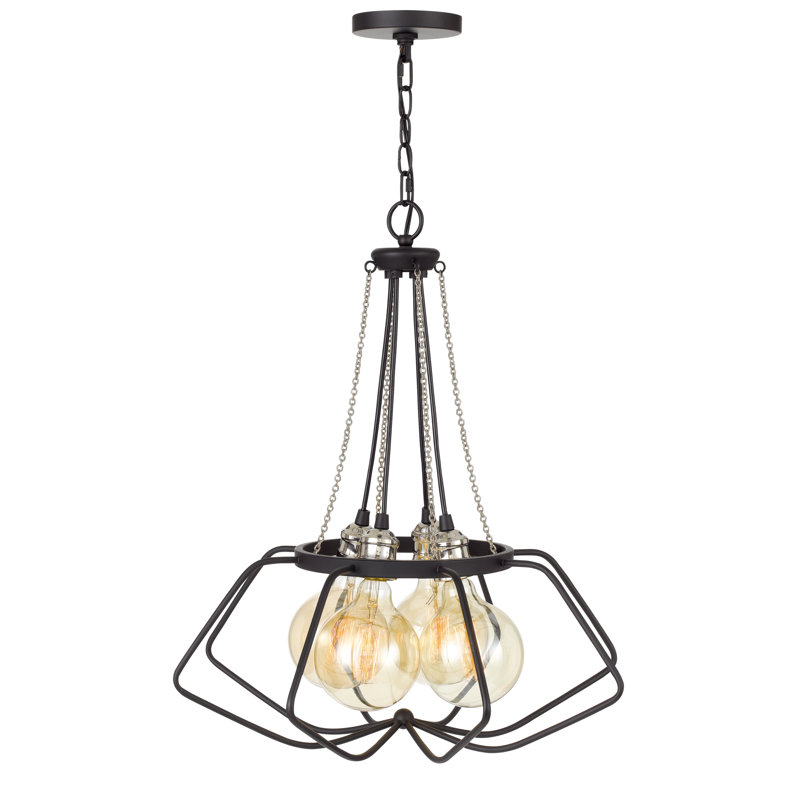 Trotta 4 - Light Dimmable Geometric Chandelier