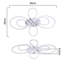 Breshayla 1-Light Butterfly LED Flush Mount-440518007