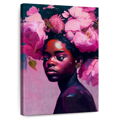 Portrait de pivoine africaine Leisha