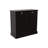 Black E1 Laundry Sorter, Two Compartments, Coated, Removable Bags, 100 Lbs Load-bearing, Assembly Required With Screw Bag And Electric Drill Classifier Compartments - Painted Shell-478333152-478333154