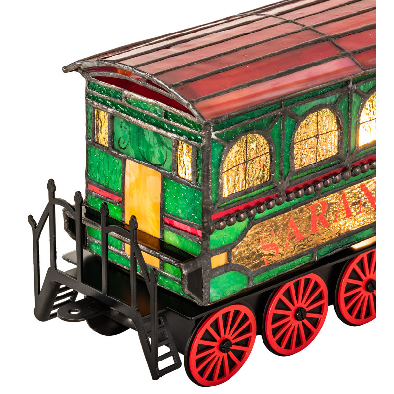 8.12'' Transportation Themed Lighted Art Glass