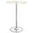 Thea LED Bar Table Chrome And Clear