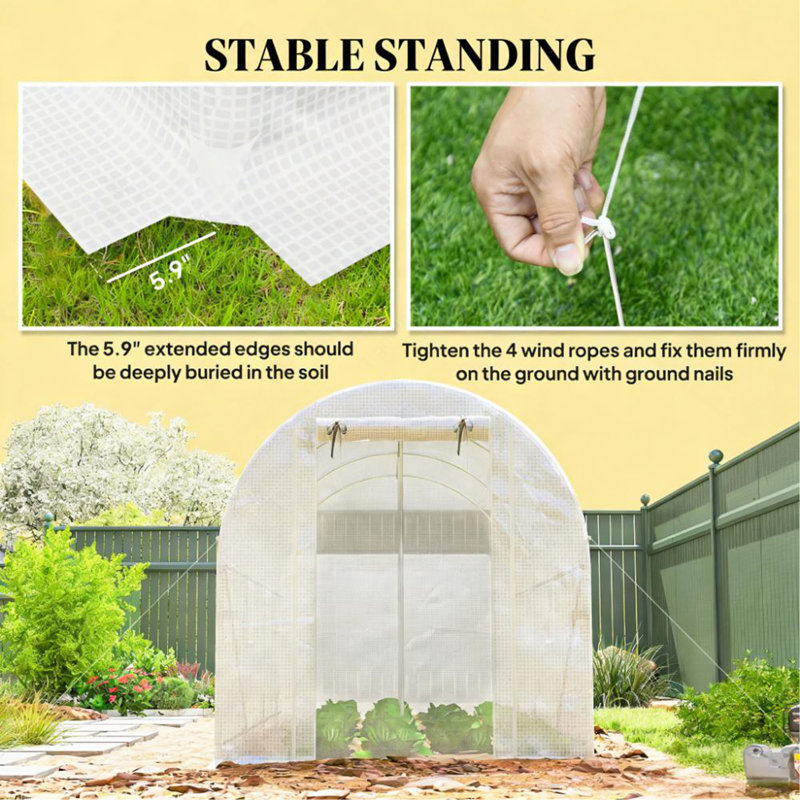 Serre de plain-pied, Serre Hoop House