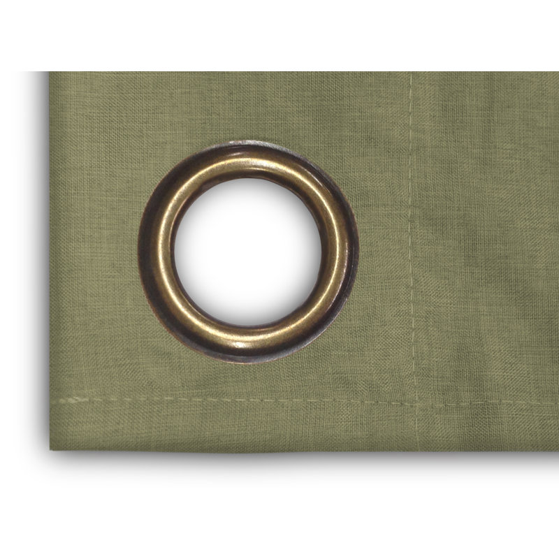 Room Darkening Curtain Single Panel, Spanish Moss, 56" W x 54" L