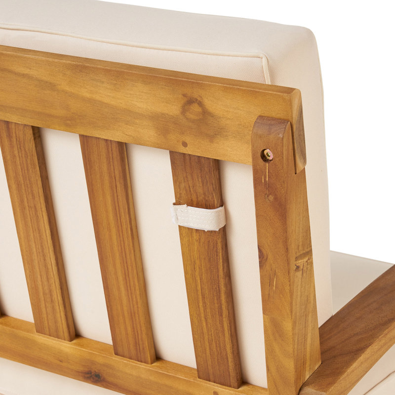 SIEGE D'AMOUR + TABLE BASSE, Beige