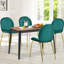 Chaise d'appoint rembourrée en velours Letellier Mauldin-1756984590