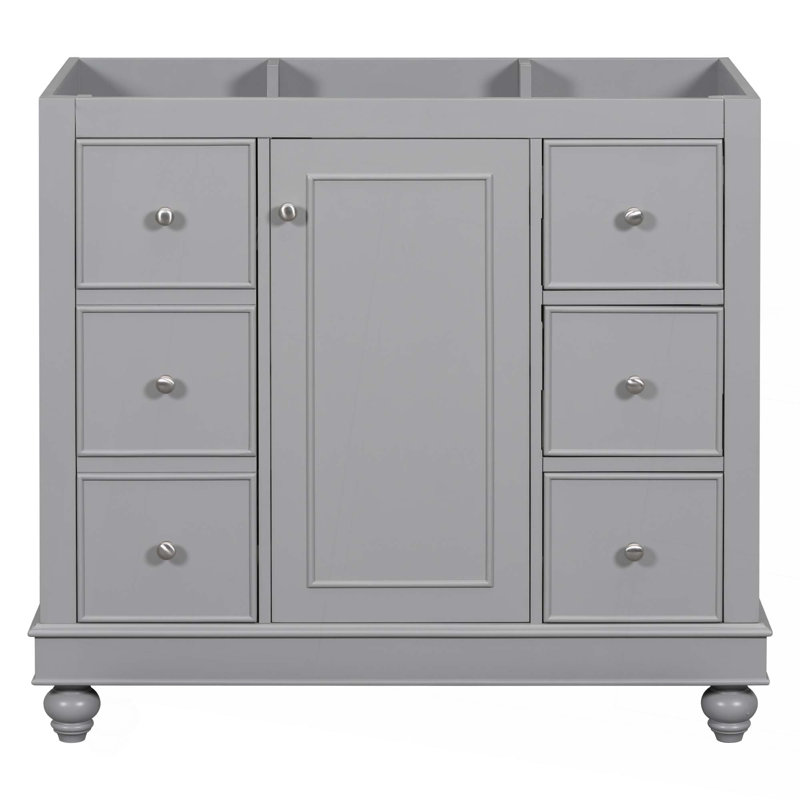 Meuble-lavabo gris 36 po (lavabo non inclus)