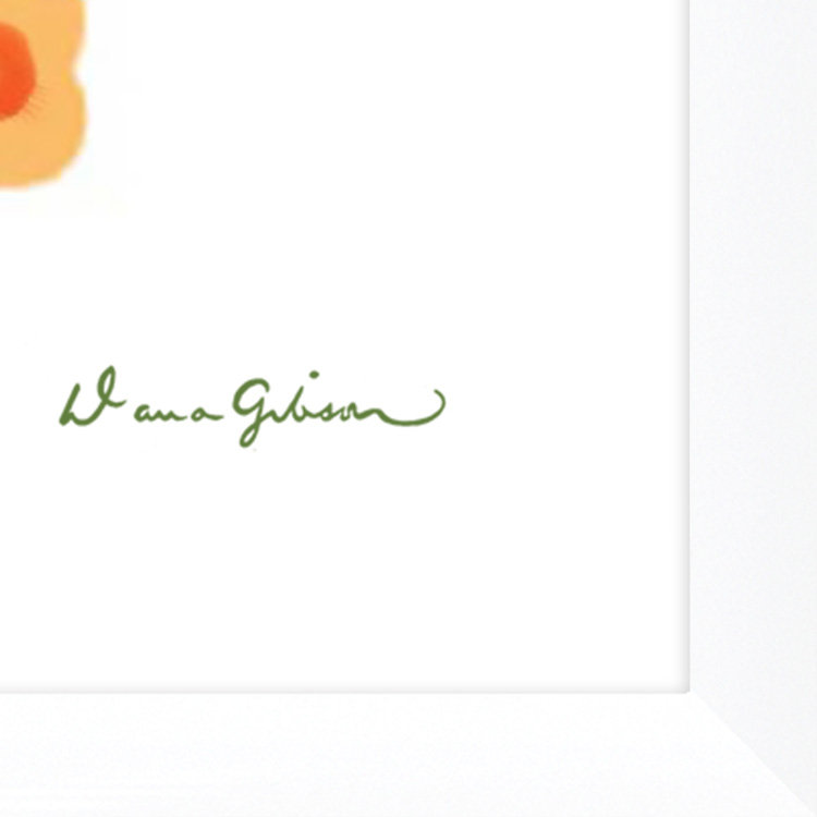 White Flower Giclee Print by Dana Gibson