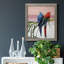 Palm Parrots - Peinture sur toile encadrée-109329983-109329979