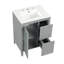 Meuble-lavabo gris 24 po, bois massif, lavabo en céramique, tablette réglable à l'intérieur, deux tiroirs et finition, lavabo avec et-1156511673