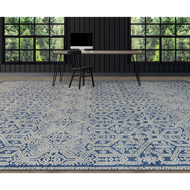 Wool Moroccan Area Rug, Rectangle 8' x 10'