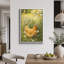 «Golden Hen in Sunlit Daisy Meadow», art de cuisine, impression sur toile encadrée-133595124-133595126