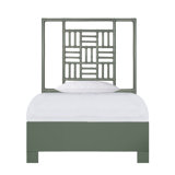 Finn Queen Bed, Pool Blue