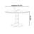 Solid wood round table household simple-107406792