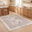 Tapis moderne en velours vieilli, uni, bleu, gris, beige, lavable à la machine, antidérapant, à poils courts, pour intérieur et extérieur, adapté aux animaux domestiques, idéal pour le salon, la chambre, la salle à manger, l'entrée, le corridor ou le bureau.-2080929641
