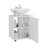 Phillips Under Sink Cabinet, Double Door Storage With Open Back For Pipes, Wide Unit, Freestanding Cabinet-2130046986