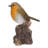 Motion Activated Singing Robin on Stump