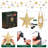 Christmas Tree Topper Star Lighted With 6 Projection Modes,Christmas Star Tree Topper With LED Rotating Lights,Gold Tree Topper 3D Glitter Dynamic Projection For Xmas Party Holiday Decorations