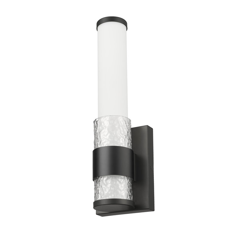 Atchley 1 Light Wall Sconce, Matte Black
