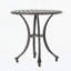 Table d'appoint d'extérieur en aluminium