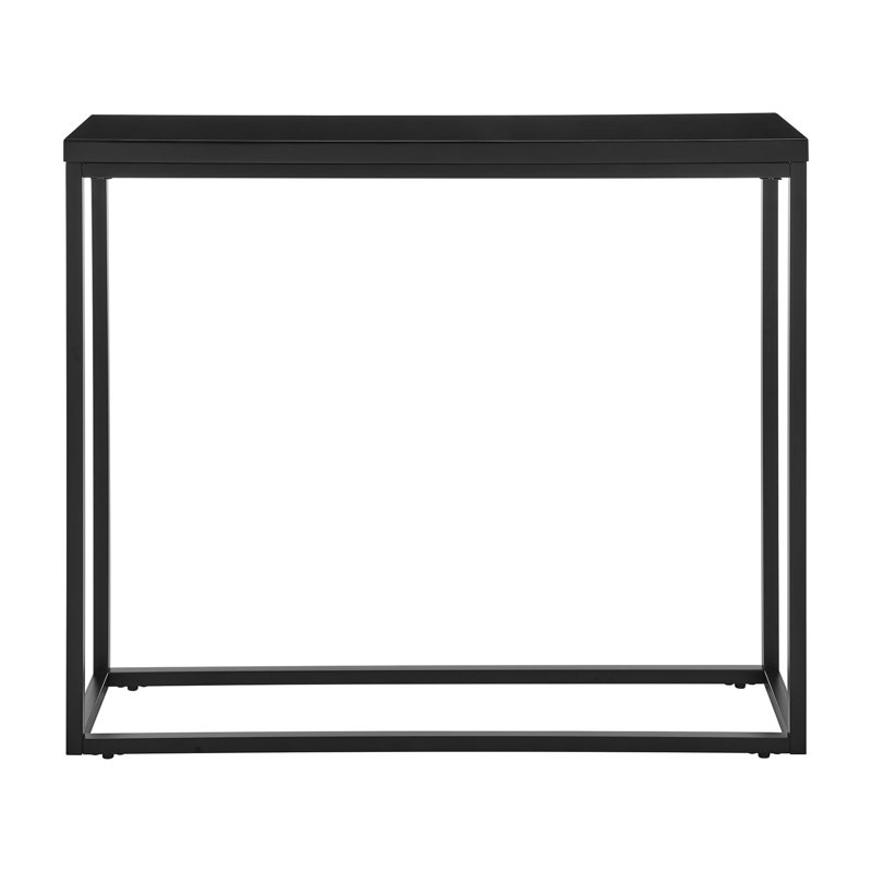 Camp Narrow Console Table, Black, Black