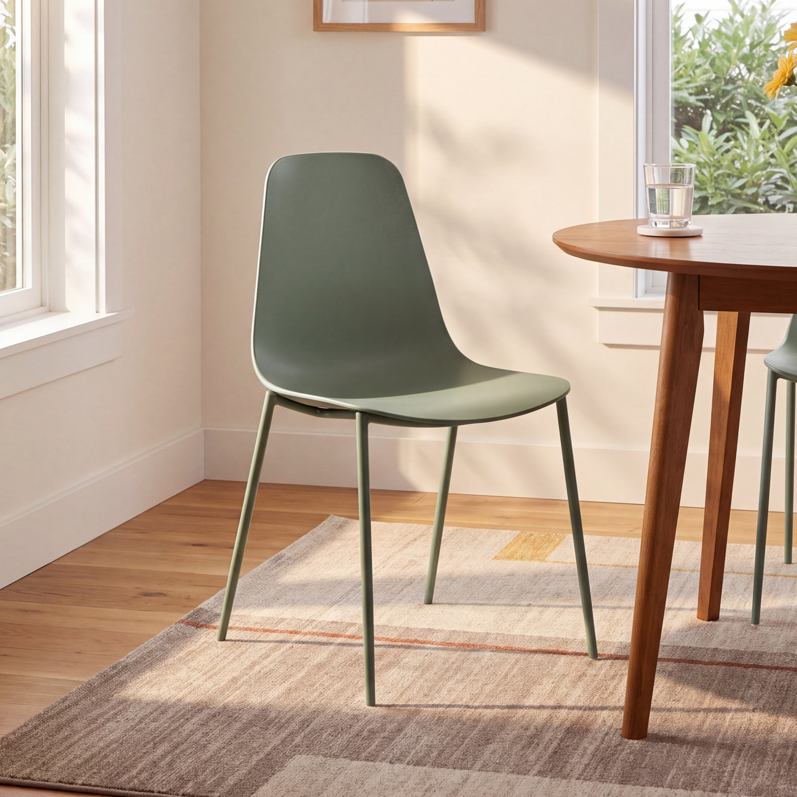 Isla Dining Chair, Pistachio Green