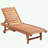 wooden frame Chaise Lounge Chair with Wheels