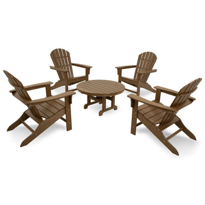TREX Outdoors Yacht Club Shellback 5-Piece Adirondack Conversation Group