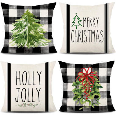 The Holiday Aisle® Dettle Plaid Polyester Pillow Cover & Reviews