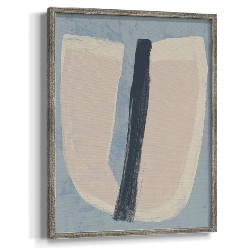 Tranche de papier I, reproduction encadrée - bois massif, H 21 po x l 17 po