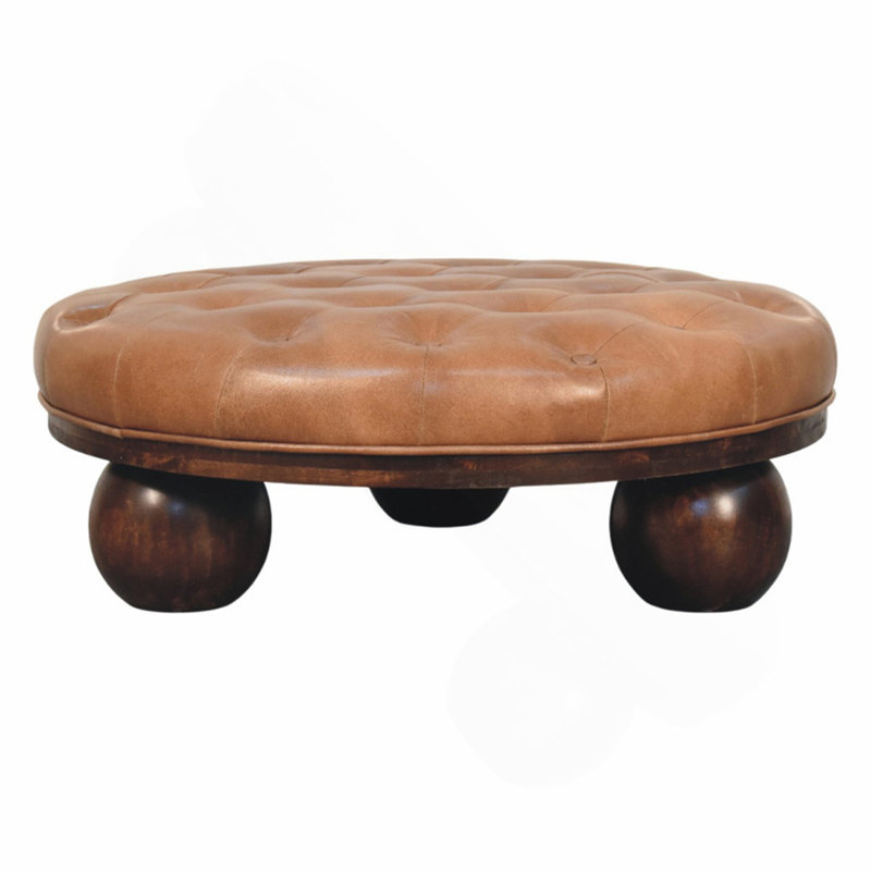 Table basse Furniture, H 12,99 po x l 34,65 po x P 34,65 po, Brun / Noyer, Brun, Noyer