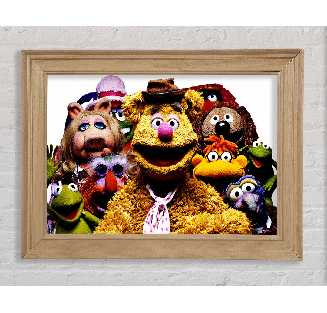 Die Muppets Crew Retro 1970S - Druck