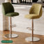 Chaise d'appoint jaune à dossier solide (ensemble de 2)-2035319205
