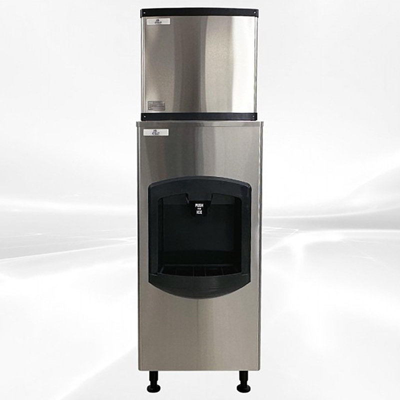 Machine à glaçons autoportante à production quotidienne de glace transparente 350 lb Cooler Depot