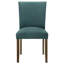 Chaise d'appoint rembourrée bleu sarcelle Conifer (seulement chaises de salle à manger)