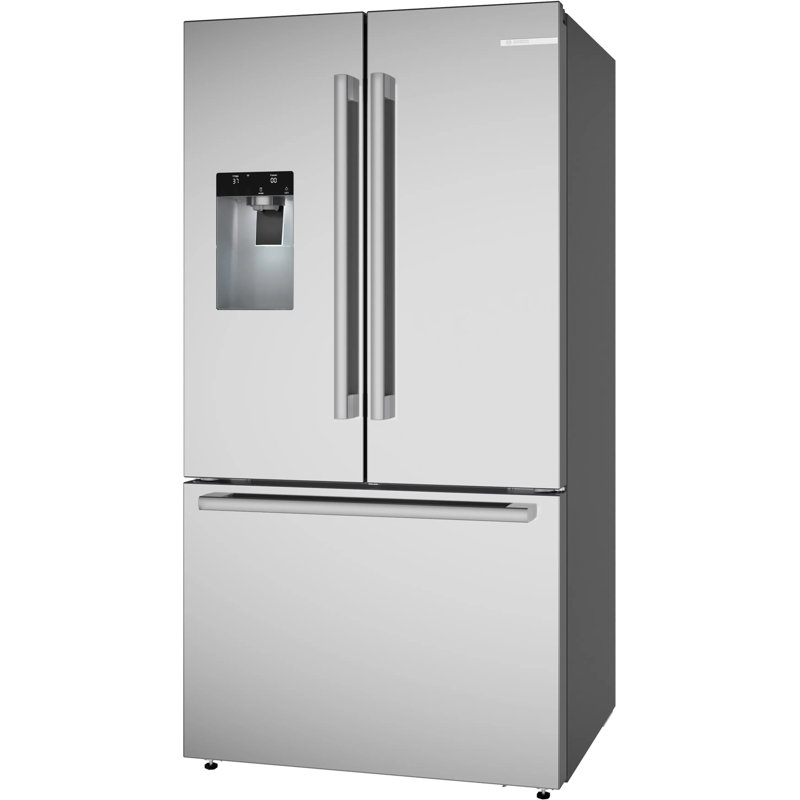 Free-Standing Fridge-Freezer, Stainless Steel