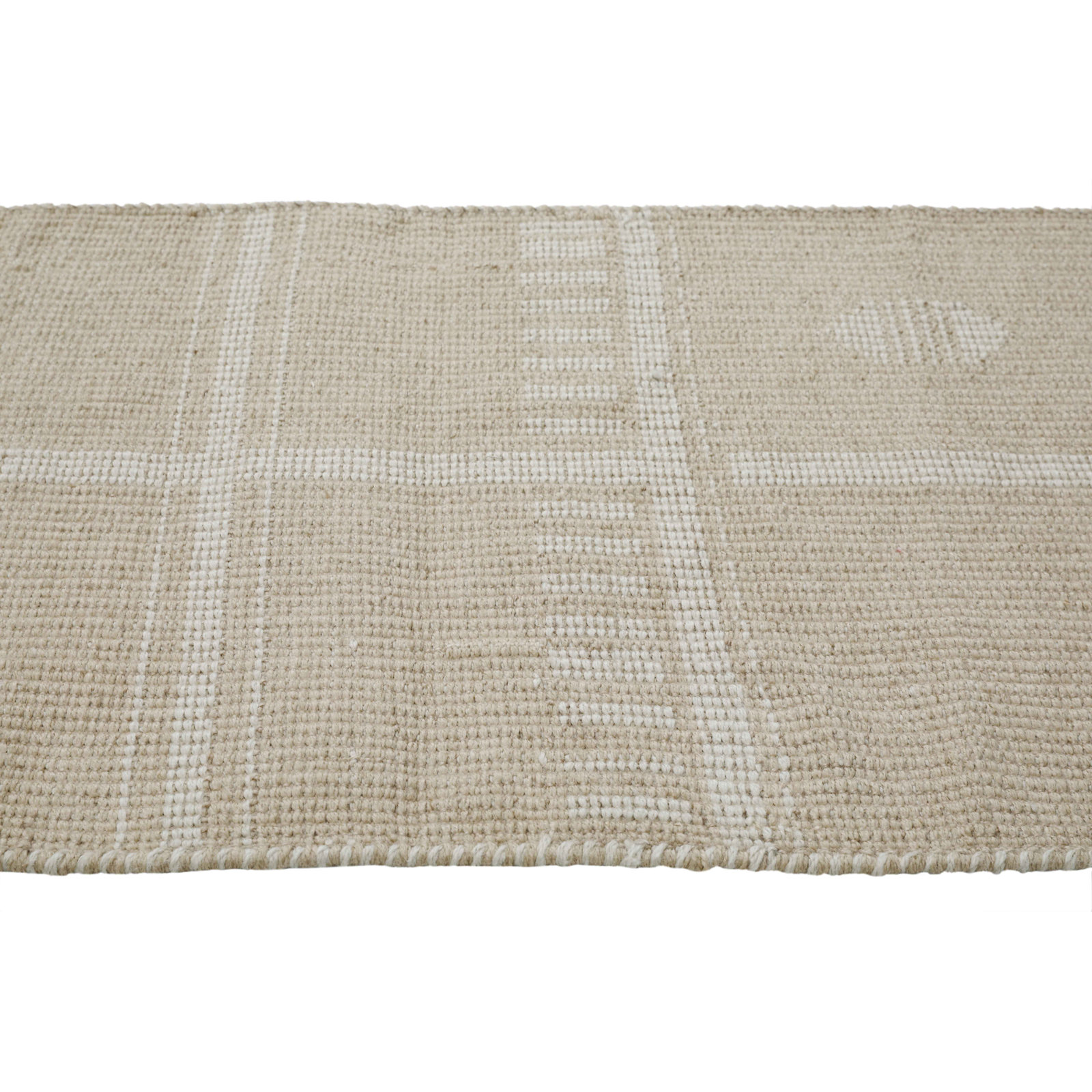 Lulu Geometric Performance Indoor/Outdoor Area Rug, Rectangle 5' x 7'6", Beige
