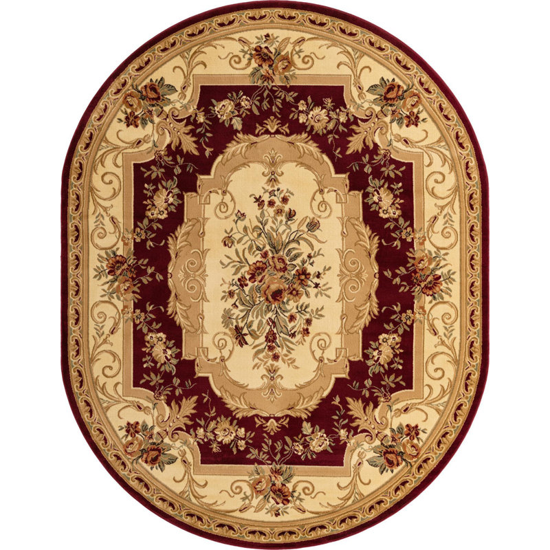 Rabito Oriental Indoor Rug, Oval 7'11" x 10'