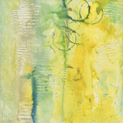 Oriental Figures III by Joyce Combs - Wrapped Canvas Painting