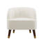 Fauteuil d'appoint rembourré avec pieds en bois-816122635