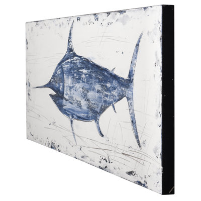 Alayah " Rustic Swordfish " Painting Print