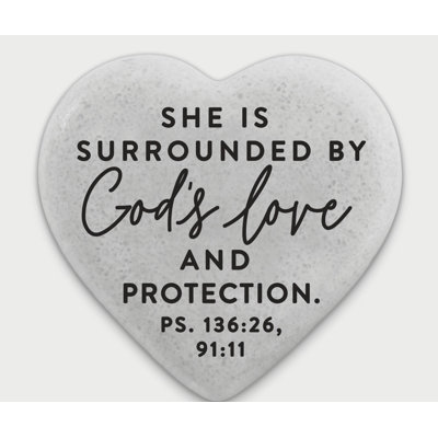 Heart Stone She Is Surrounded By God