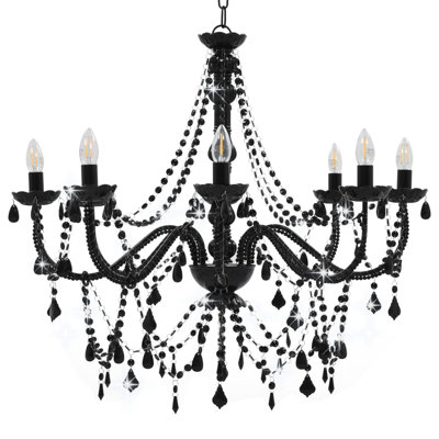 Cheever 8 - Light Candle Style Chandelier