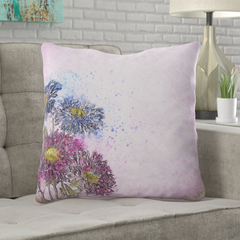 Coussin décoratif Fuente, Microsuède, Intérieur 