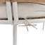 Ensemble de conversation et de patio beige avec sièges et décor grande capacité - 4 pièces en bois et housses