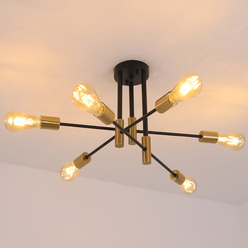 6 - Light Sputnik Modern Linear Chandelier